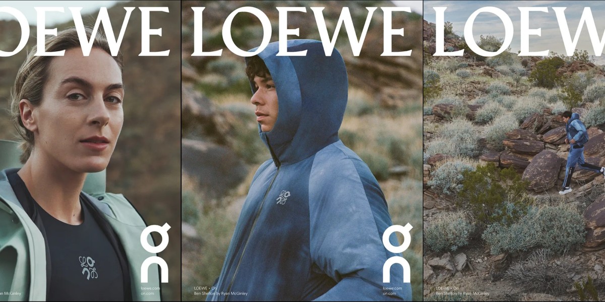 Loewe X On Cloud fashion week but at the runway presentation